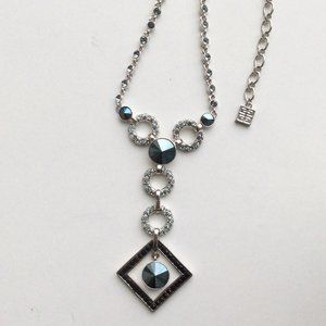 Givenchy Rhodium Neo Deco Necklace